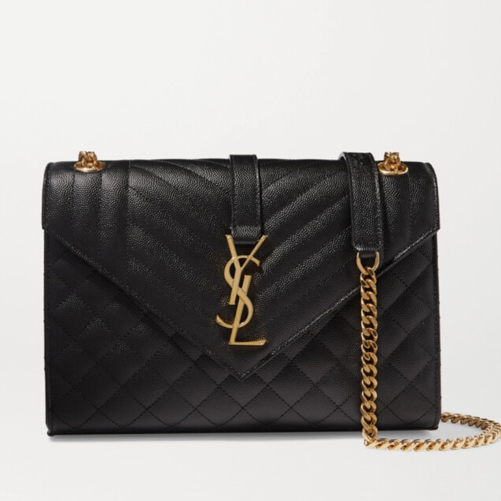Saint Laurent Authentic Medium Quilted Envelope B… - image 1